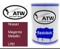 Preview: Nissan, Magenta Metallic, LR0: 500ml Lackdose, von ATW Autoteile West.